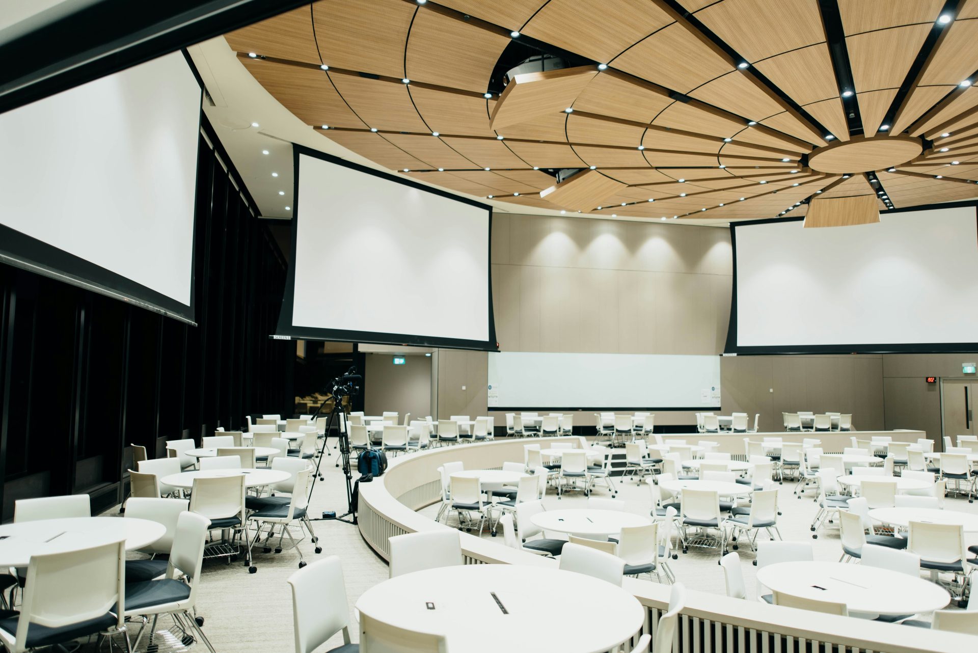 Modern conference room setup