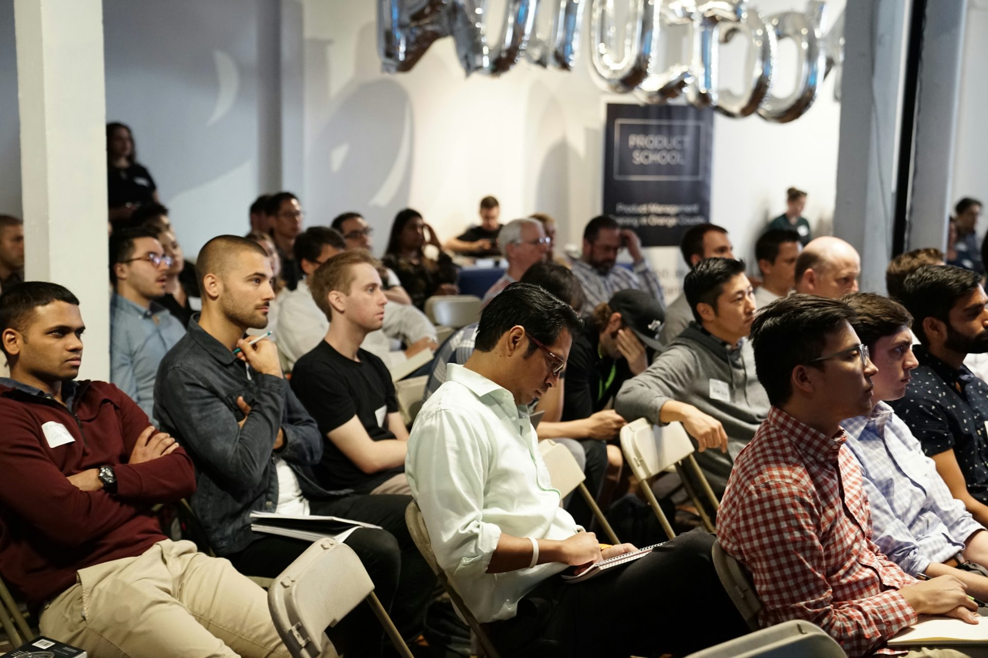 Audience at an event